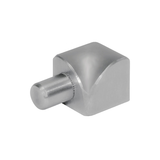 Round Edge Durondell 1/2" Silver Aluminium Internal Corner by Dural - 2 Pieces Per Pack