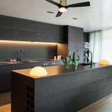 SPEZIA 48 inch 3 - Blade Flush Mount Smart Ceiling Fan with LED Light & Remote - LEDMyPlace