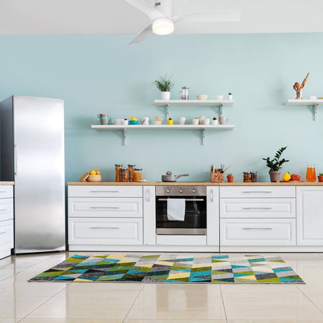 SPEZIA 48 inch 3 - Blade Flush Mount Smart Ceiling Fan with LED Light & Remote - LEDMyPlace