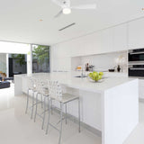 SPEZIA 52 inch 3 - Blade Flush Mount Smart Ceiling Fan with LED Light & Remote - LEDMyPlace