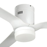 SPEZIA 52 inch 3 - Blade Flush Mount Smart Ceiling Fan with LED Light & Remote - LEDMyPlace