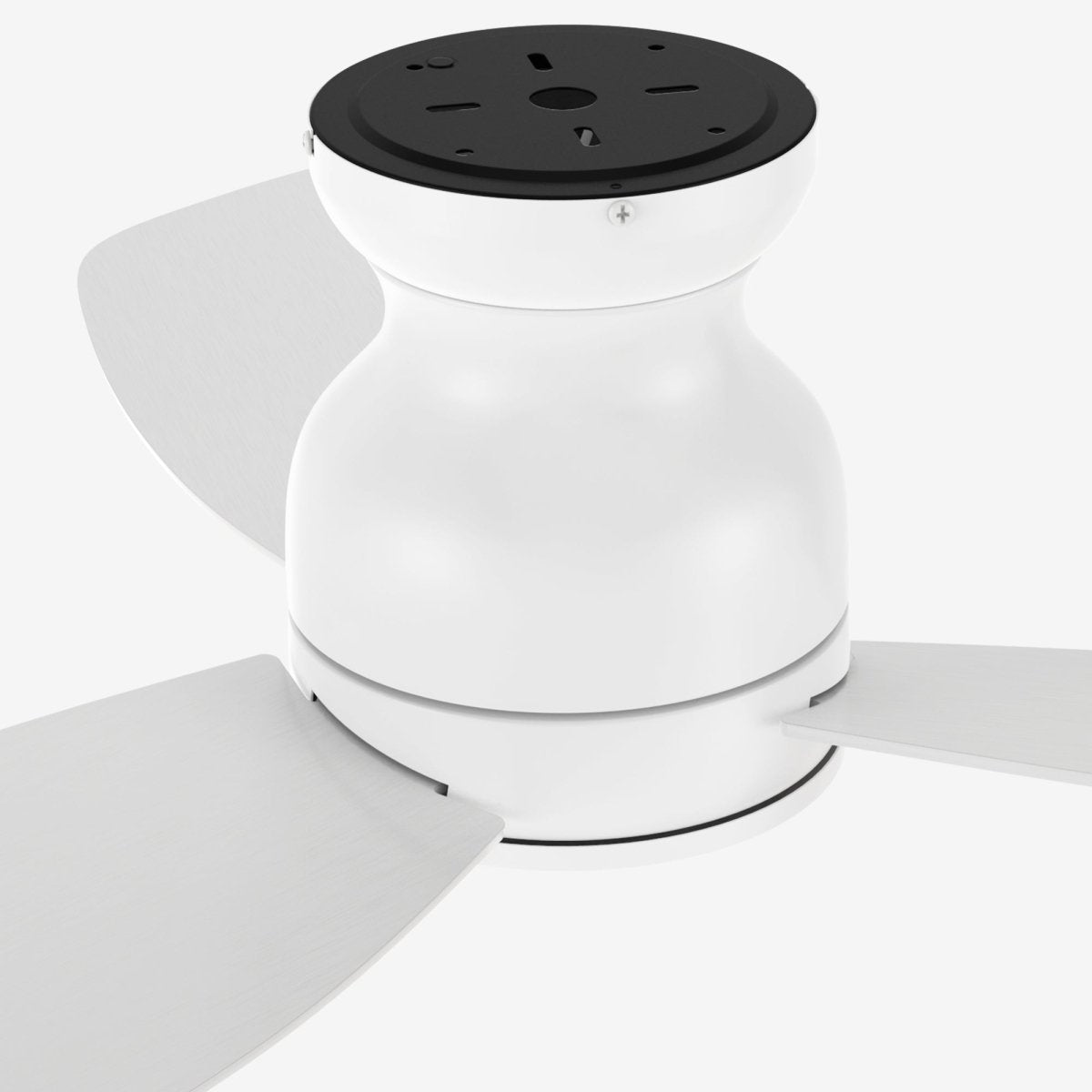 STANLEY 44 inch 3 - Blade Flush Mount No Light Ceiling Fan with Remote - LEDMyPlace