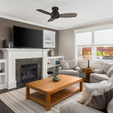 STANLEY 44 inch 3 - Blade Flush Mount No Light Ceiling Fan with Remote - LEDMyPlace