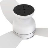 STANLEY 48 inch 3 - Blade Flush Mount No Light Ceiling Fan with Remote - LEDMyPlace