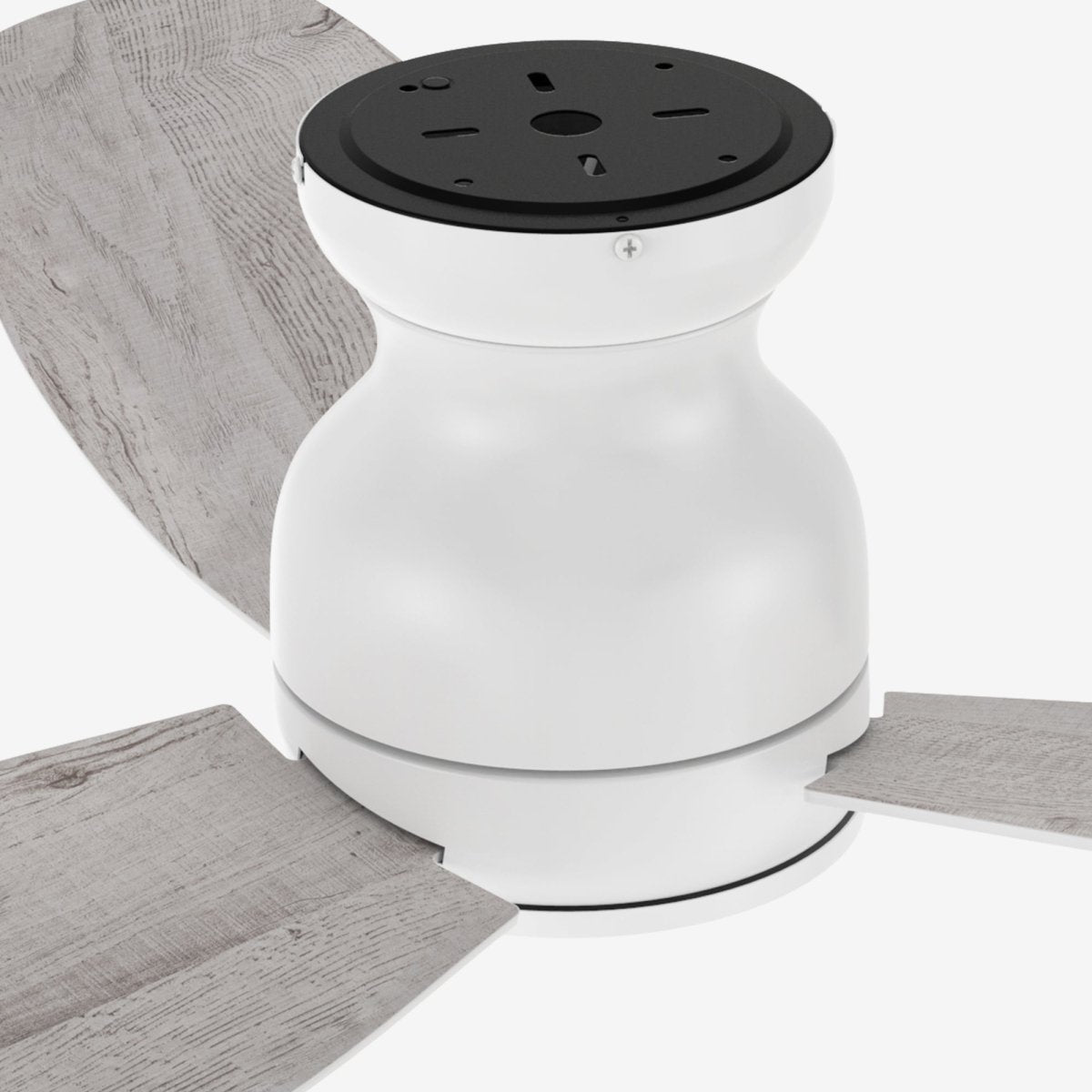 STANLEY 60 inch 3 - Blade Flush Mount No Light Ceiling Fan with Remote - LEDMyPlace