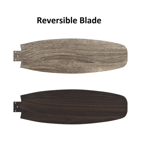 STANLEY 60 inch 3 - Blade Flush Mount No Light Ceiling Fan with Remote - LEDMyPlace