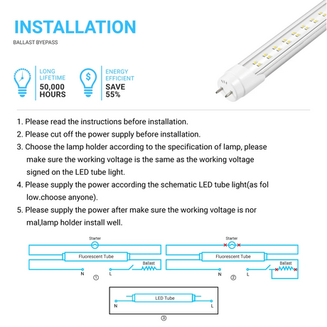 t8-4ft-22w-led-tube-2-row-led-tube-5000k-clear-dual-ended-power