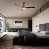 TOULON 52 inch 3 - Blade Smart Ceiling Fan with LED Light & Remote - LEDMyPlace