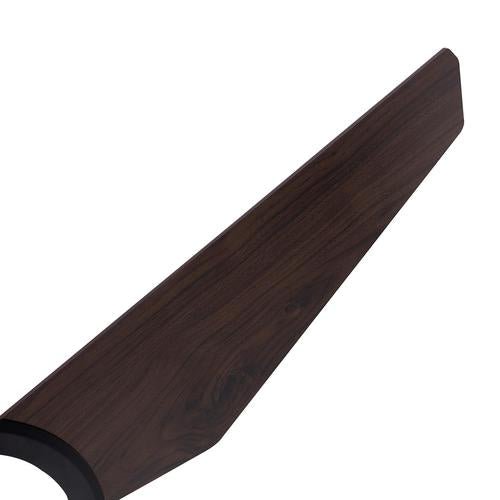 Trailblazer 52 In. Wi - Fi Best Smart Ceiling Fan w/ Remote Control & LED Light, Alexa/Siri/Google Home Compatible, Black/dark Wooden Pattern (3 - Blade) - LEDMyPlace