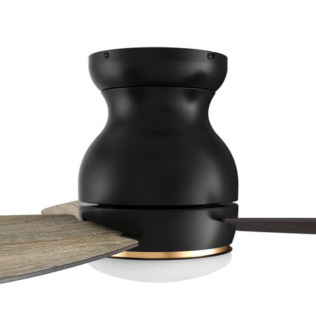 TRENTO 44 inch 3 - Blade Flush Mount Smart Ceiling Fan with LED Light & Remote - LEDMyPlace