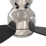 TRENTO 48 inch 3 - Blade Flush Mount Smart Ceiling Fan with LED Light & Remote - LEDMyPlace