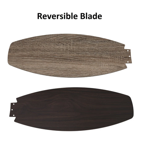 TRENTO 52 inch 3 - Blade Flush Mount Smart Ceiling Fan with LED Light & Remote - LEDMyPlace