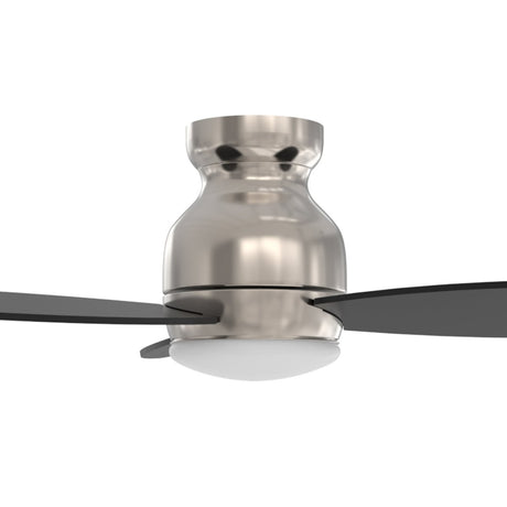 TRENTO 52 inch 3 - Blade Flush Mount Smart Ceiling Fan with LED Light & Remote - LEDMyPlace