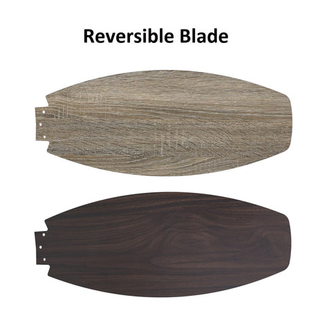 TRENTO 60 inch 3 - Blade Flush Mount Smart Ceiling Fan with LED Light & Remote - LEDMyPlace