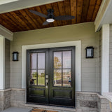 TRENTO 60 inch 3 - Blade Flush Mount Smart Ceiling Fan with LED Light & Remote - LEDMyPlace