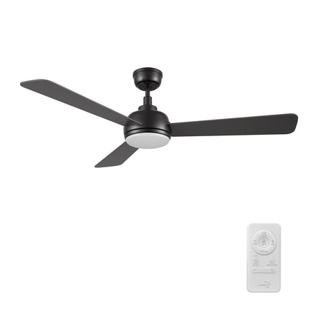 TRYTON 52 inch 3 - Blade Ceiling Fan with LED Light & Remote - LEDMyPlace