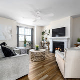 TRYTON 52 inch 5 - Blade Ceiling Fan with LED Light & Remote - LEDMyPlace