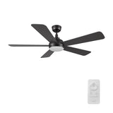 TRYTON 52 inch 5 - Blade Ceiling Fan with LED Light & Remote - LEDMyPlace