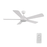 TRYTON 52 inch 5 - Blade Ceiling Fan with LED Light & Remote - LEDMyPlace