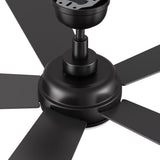 TRYTON 52 inch 5 - Blade Ceiling Fan with LED Light & Remote - LEDMyPlace