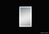 Twinkle 24'' Polished Edge Frosted Panel LED Bathroom Vanity
