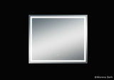 Twinkle 47'' Polished Edge Frosted Panel LED Bathroom Vanity