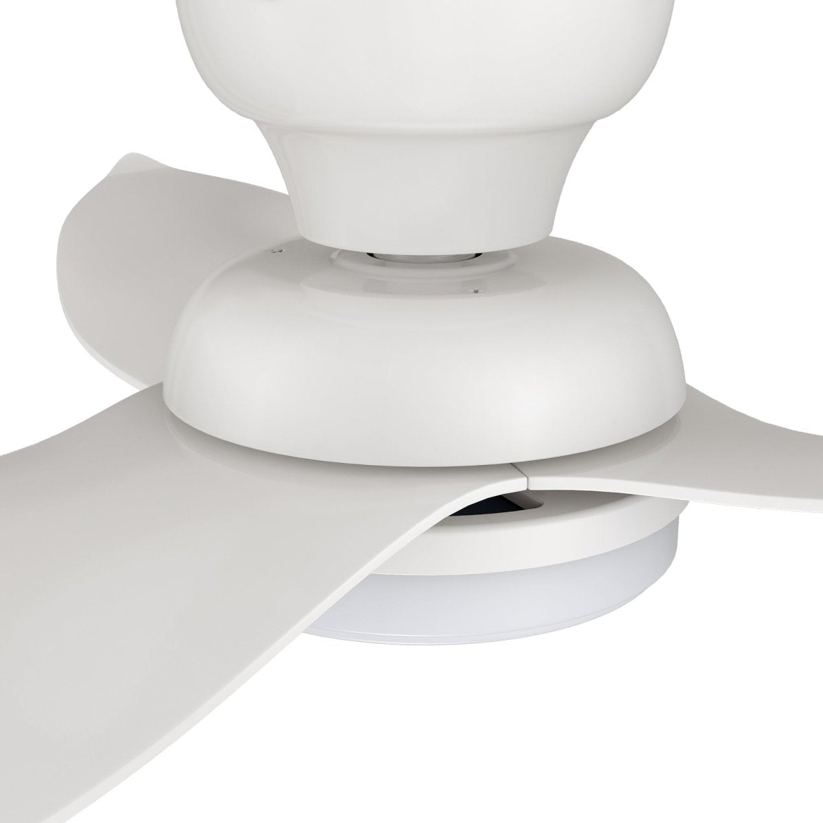 UPTON 45 inch 3 - Blade Flush Mount Smart Ceiling Fan with LED Light & Remote - LEDMyPlace