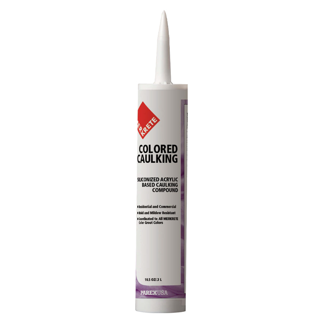 Merkrete Grout Color Line  - Natural Gray Sanded Colored Caulking - Tube 10.3 oz.