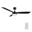 VARA 52 inch 3 - Blade Ceiling Fan with LED Light & Remote - LEDMyPlace