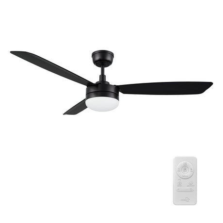VARA 52 inch 3 - Blade Ceiling Fan with LED Light & Remote - LEDMyPlace
