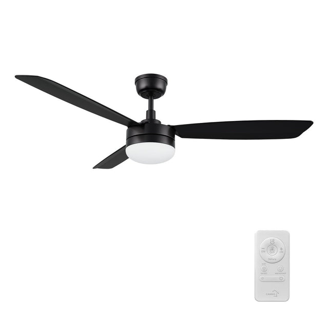 VARA 52 inch 3 - Blade Ceiling Fan with LED Light & Remote - LEDMyPlace