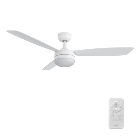 VARA 52 inch 3 - Blade Ceiling Fan with LED Light & Remote - LEDMyPlace