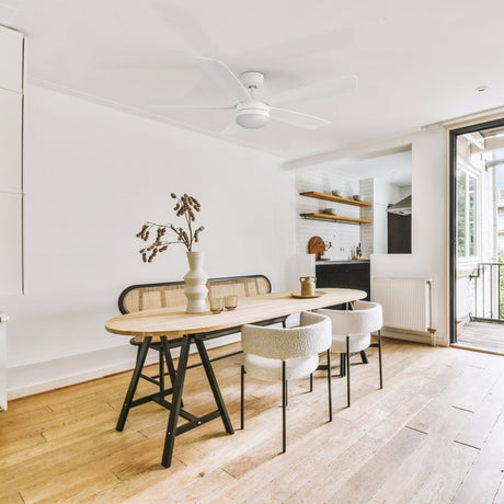 VARA 52 inch 5 - Blade Ceiling Fan with LED Light & Remote - LEDMyPlace