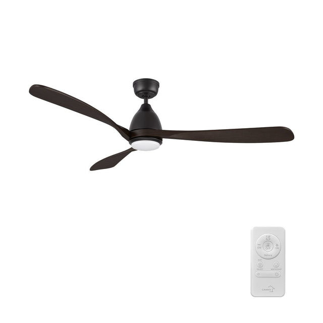 VIENNA 60 inch 3 - Blade Ceiling Fan with LED Light & Remote - LEDMyPlace