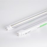Hybrid T8 4ft LED Tube/Bulb - 22w/20w/18w/ 15w/12w/10w Watt Adjustable, 130lm/w, 3000k/3500k/4000k/5000k/6000k/6500k CCT Changeable, Clear, Base G13, Single End/ Double End Power - Ballast Compatible or Bypass