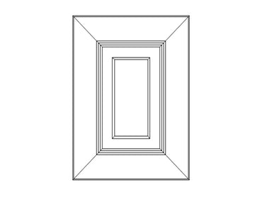 RTA - Decorative End Panel Doors - 30 in H x 12 in W - AO