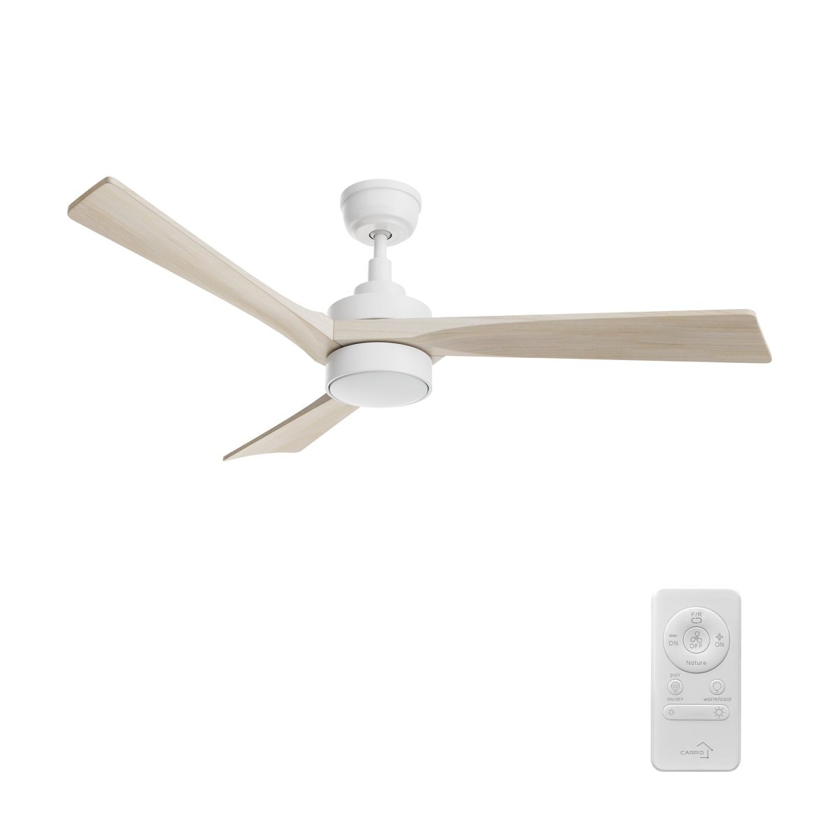 WESTBURY 52 inch 3 - Blade Ceiling Fan with LED Light & Remote - LEDMyPlace