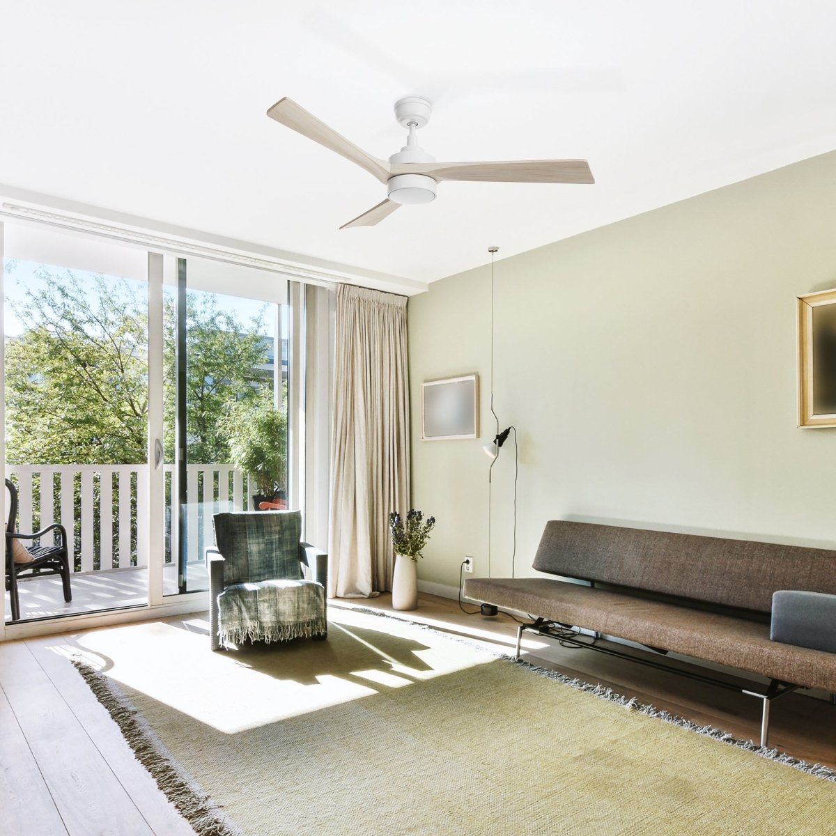 WESTBURY 52 inch 3 - Blade Ceiling Fan with LED Light & Remote - LEDMyPlace