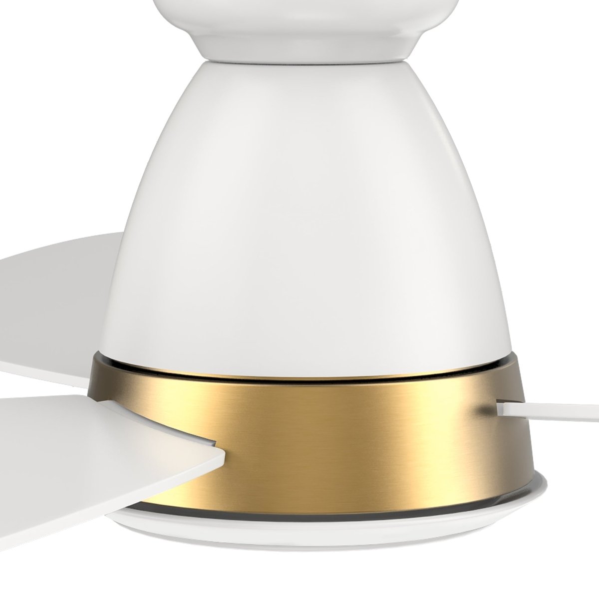 YORK 52 inch 3 - Blade Flush Mount Smart Ceiling Fan with LED Light & Remote - LEDMyPlace