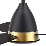 YORK 52 inch 3 - Blade Smart Ceiling Fan with LED Light & Remote - LEDMyPlace