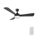 ZELDA 52 inch 3 - Blade Ceiling Fan with LED Light & Remote - LEDMyPlace