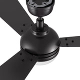 ZELDA 52 inch 3 - Blade Ceiling Fan with LED Light & Remote - LEDMyPlace