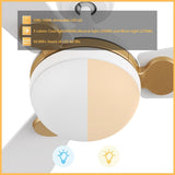 ZELDA 52 inch 3 - Blade Ceiling Fan with LED Light & Remote - LEDMyPlace