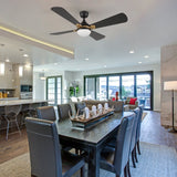 ZELDA 52 inch 4 - Blade Ceiling Fan with LED Light & Remote - LEDMyPlace