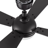 ZELDA 52 inch 4 - Blade Ceiling Fan with LED Light & Remote - LEDMyPlace