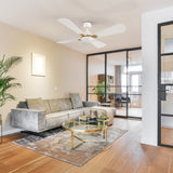 ZELDA 52 inch 4 - Blade Ceiling Fan with LED Light & Remote - LEDMyPlace