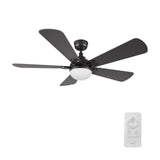 ZELDA 52 inch 5 - Blade Ceiling Fan with LED Light & Remote - LEDMyPlace