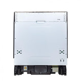 ZLINE 24 in. Top Control Built-In Dishwasher with Satin Stainless Steel Panel and Stainless Steel Tub with Traditional Style Handle, 52dBa (DW-SN-H-24)