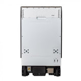 ZLINE 18 in. Compact Stainless Steel Top Control Built-In Dishwasher with Stainless Steel Tub and Traditional Style Handle, 52dBa (DW-304-H-18)