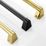 ZLINE Autograph Edition 18” Tallac Series 3rd Rack Top Control Built-In Dishwasher in Stainless Steel with Champagne Bronze Handle, 51dBa (DWVZ-304-18-CB)